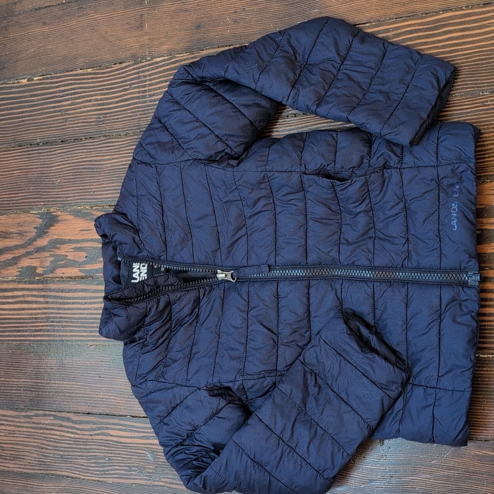 Lands End Lightweight Puff Jacket - 4